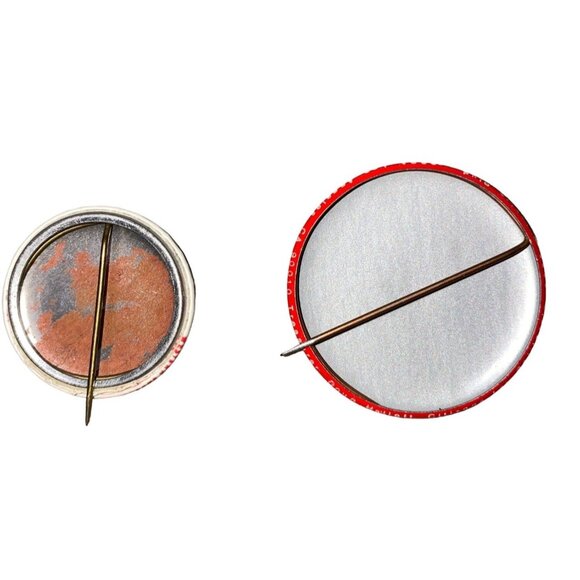 No On 9 It's A Losing Proposition Vintage Pinback Political Pin Promotional 1.63 - Picture 2 of 2